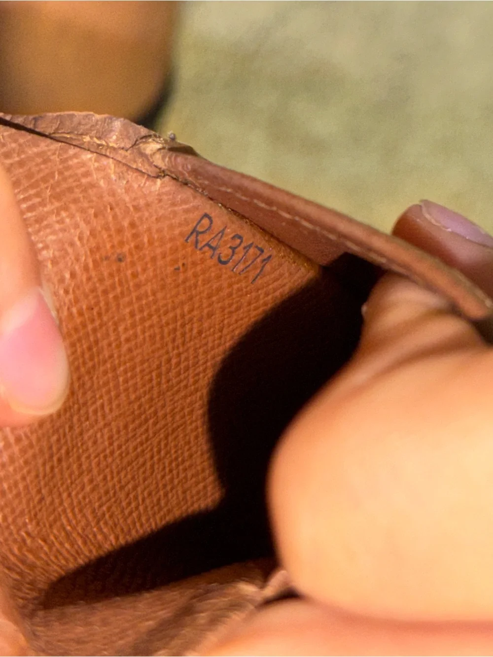 Louis Vuitton Monogram Canvas Money Clip Wallet Brown & Black